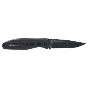 Smith & Wesson Special Ops Auto Full Size Folding Knife 3-2/5" Drop Point Blade Black