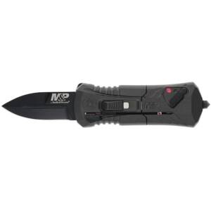 Smith & Wesson M&P Compact OTF Folding Knife 1-9/10" Spear Point Blade Grey