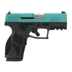 Taurus GX2 "Robin's Egg Blue Glitter" Handgun 9mm Luger 13rd Magazines (2) 3.38" Barrel Black Frame/Custom Slide