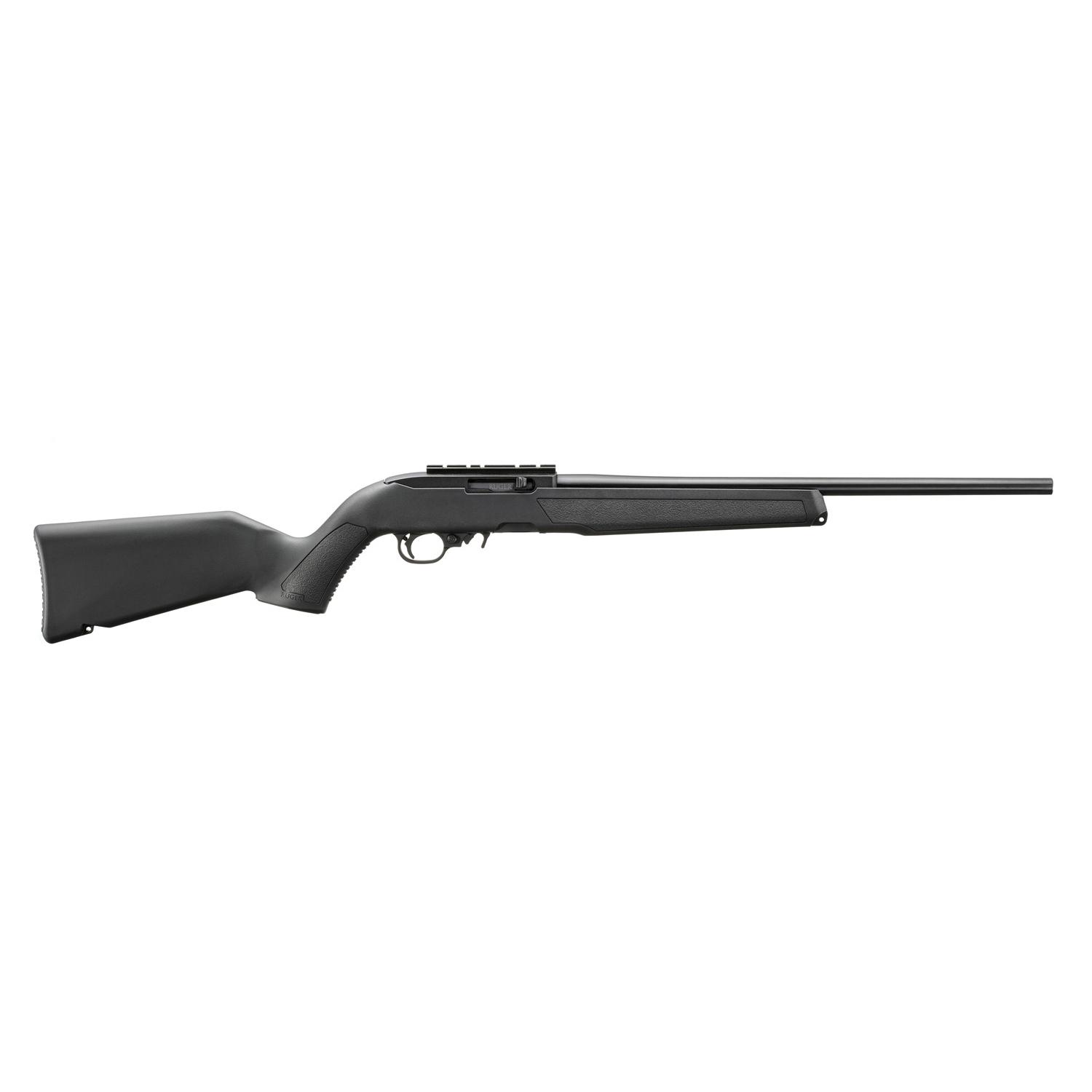 Ruger 10/22 Rifle .22 LR 10rd Magazine 18.5" Satin Black Barrel BX Trigger Scope Rail Black Polymer