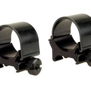 Weaver Detachable Top Mount Aluminum Scope Rings 1" Medium - Black