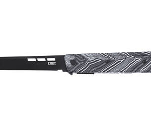 CRKT ZEPHYR 3.22" PLAIN EDGE WHT/BLK