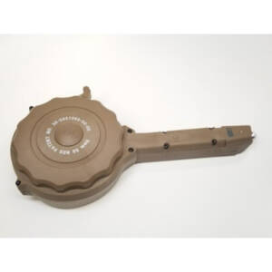 RWB DRUM MAG GLOCK 9MM 50RD TAN POLYMER (20)