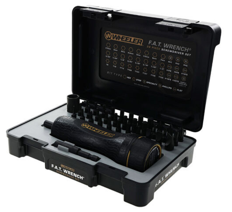 WH 38 PIECE FAT WRENCH SCREWDRIVER SET