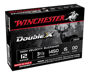 WIN DBLX 12GA 3.5" 00BK 15PLT 5/250