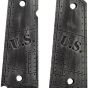 Hogue Govt. Model Aluminum - 1911 U.S. Green Distressed Grip
