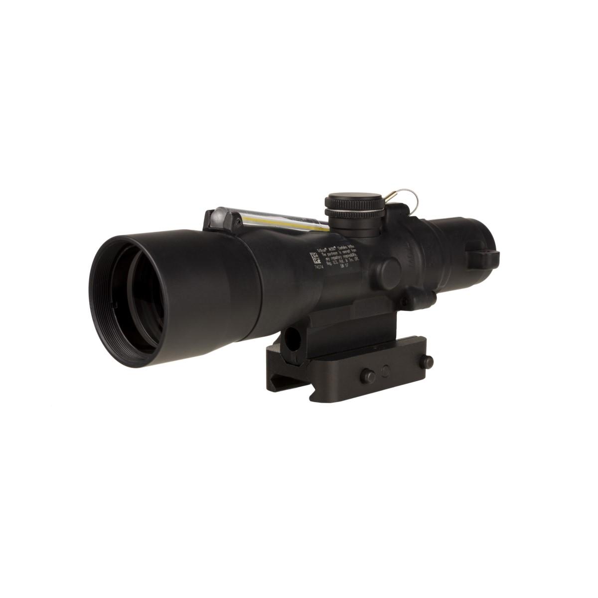 Trijicon Compact ACOG 3x30 Rifle Scope Amber Chevron 7.62x51mm/175gr. Illuminated Black w/ Mount