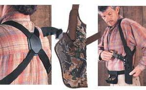 Uncle Mike's Sidekick Vertical Shoulder Holsters Fits 3" to 4" Barrel Med. Autos - RH