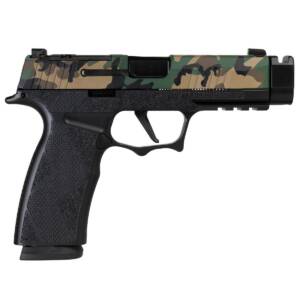 Sig Sauer P365 XMACRO TACOPS "Muilticam" Slide Handgun 9mm Luger 17rd Magazines(3) 3.7" Barrel w/Comp