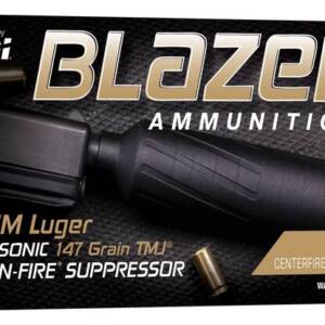 BLAZER BRASS SUPPRESSOR 9MM 147GR TMJ 50/10