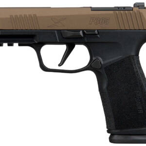 SIG P365 XMACRO 9MM 3.7 BRONZE/BLK OR 17RD