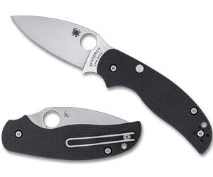 SPYDERCO SAGE 6 BUTTON CMP LCK BLK