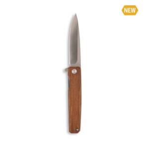 Outdoor Edge Peleus Folding Knife 3-3/10" Clip Point Blade Wood