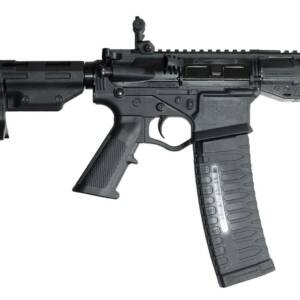 ATI ALPHA MAXX AR Pistol - Black | 5.56NATO | 7.5" barrel | 7" M-LOK Polymer Handguard | Flip-up sights | 60rd mag | Rear Blade