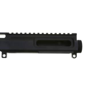 Wraithworks Billet Slick Side AR-15 Upper Receiver - Black | No Forward Assist or Brass Deflector