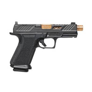 Shadow Systems MR920 Elite Optic Ready Handgun 9mm Luger 10rd Magazines(2) 4.5" Threaded Bronze Barrel Night Sights MA Compliant