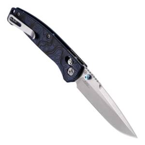 Hogue Mysto Folder Knife 3-2/5 Drop Point Blade Blue Canyon