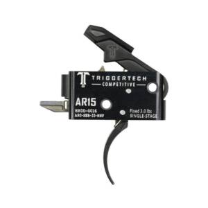 TriggerTech AR15 Single-Stage Competitive Curved Trigger Black