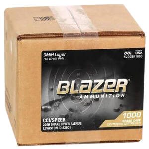 BLAZER BRASS 9MM 115GR FMJ 1000/1 (90)