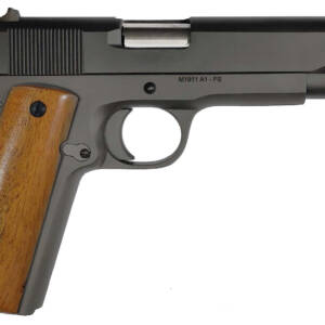 RIA 1911 GI 9MM FULL SIZE 5 WOOD GRIPS 9RD