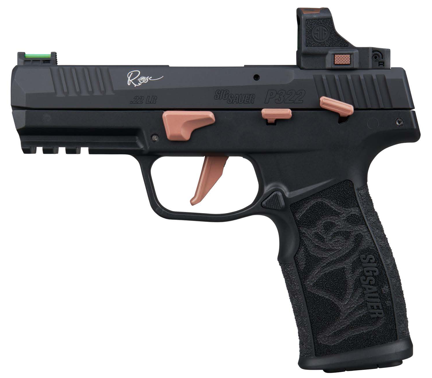 SIG P322 22LR 4 ROSE ROMEO RS COMP 10RD