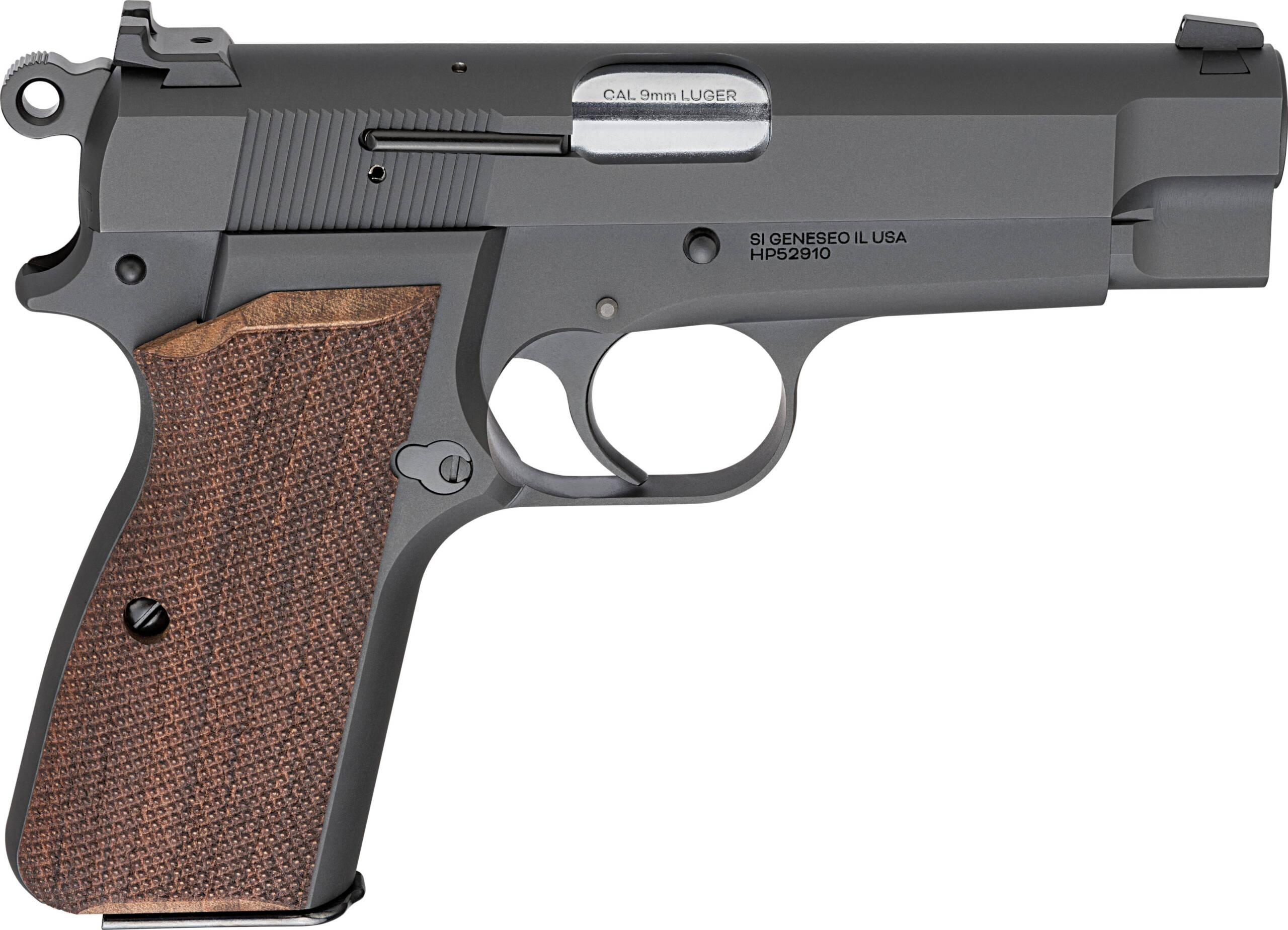 SPR SA-35 9MM 4 BLK WALNUT GRIPS 15RD