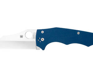 SPYDERCO YOJUMBO 3.98" BLU/SLV PLAIN