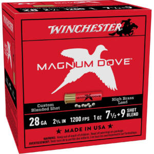 WIN MAG DOVE 28GA 2.75 #7.5-9 1OZ 25/10