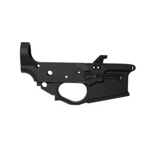 Combat Armory Billet AR-9 Lower Receiver Stripped with Mag Release and Ejector Black