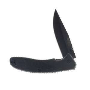 Bear & Son Sideliner Folding Knife 3-1/2" Clip Point Blade Black