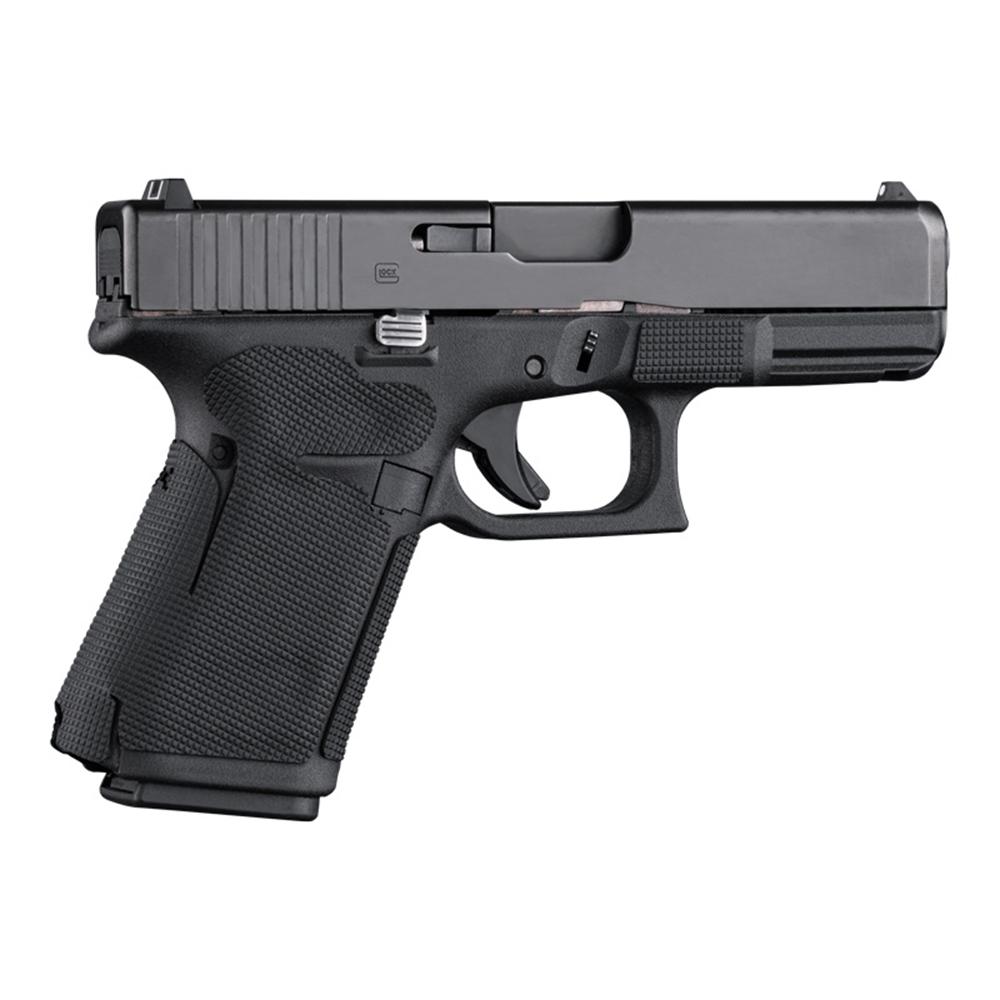 Hogue Wrapter Adhesive Grip Glock 19/19 MOS/44 (Gen 5) No Backstrap Rubber Block Texture Black