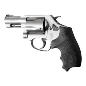 Hogue Overmolded Rubber Bantam Grip Closed Backstrap S&W Round Butt J-Frame Revolvers Black