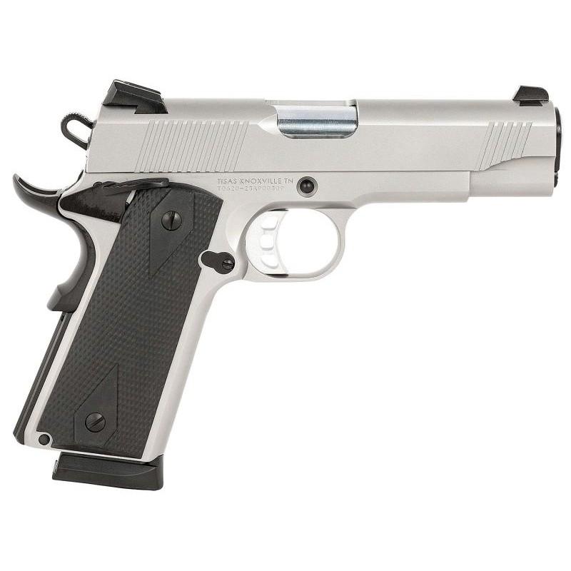 Tisas 1911 CARRY SS45 45ACP 8Rd Magazine (2) 4.25'' Barrel Stainless Steel