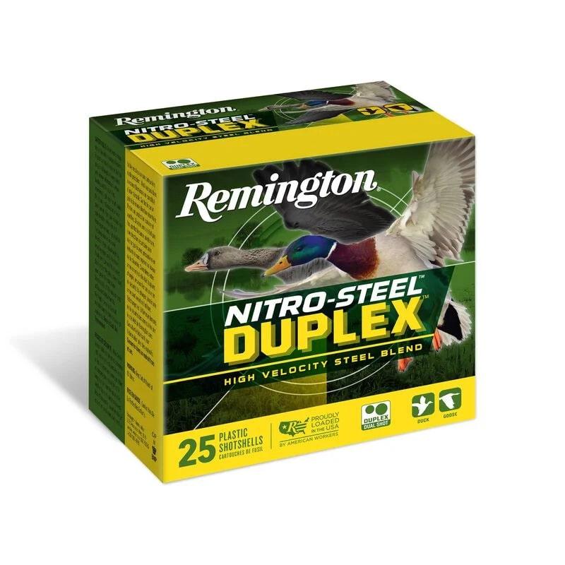 Remington Nitro-Steel Duplex Shotshells 20ga 3" 1oz 1425 fps #2 25/ct