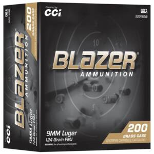 BLAZER BRASS 9MM 124GR FMJ 200/5