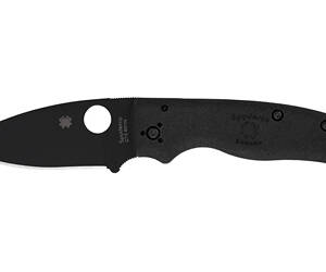 SPYDERCO SHAMAN LW 3.58" BLK PLAIN