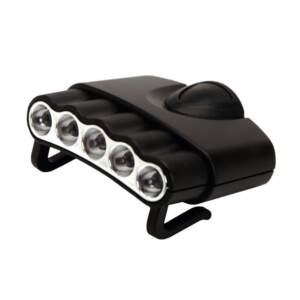 Cyclops Orion Hat Clip Light 5-LED Black 5/ct
